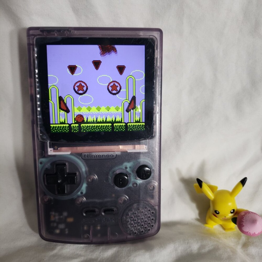 FPGBC Gameboy Color GBC Funnyplaying IPS Screen USB-C Region Free Atomic Purple